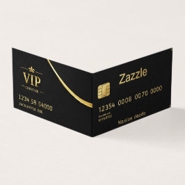 Personalizado de tarjeta de visita negra