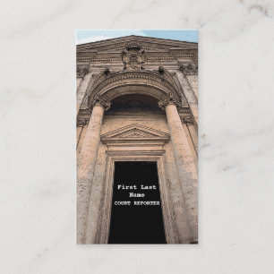 Personalizado de tarjetas de autobús para reporter