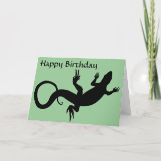 Personalizado de tarjetas de felicitación Lizard C