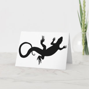 Personalizado de tarjetas de felicitación Lizard C
