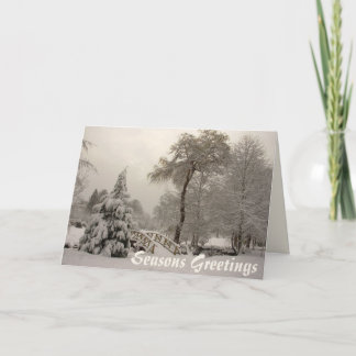 Personalizado de tarjetas de felicitación Winter B