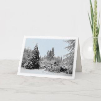 Personalizado de tarjetas de felicitación Winter B