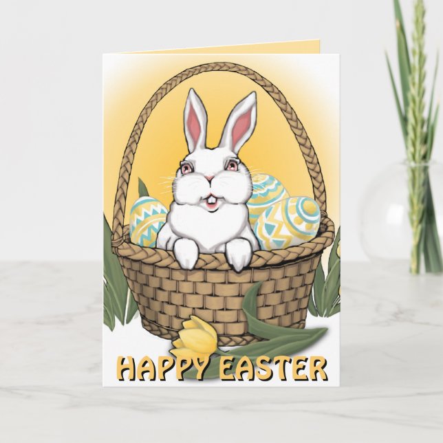 Personalizado de tarjetas de pascua feliz o tarjet (Anverso)