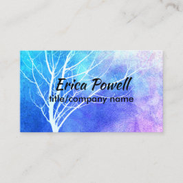 personalizado de tarjetas de visita de arte natura