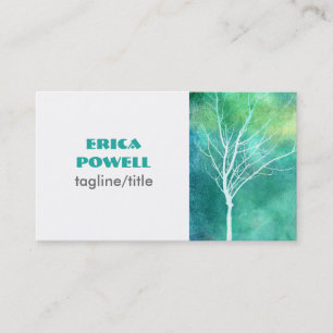 personalizado de tarjetas de visita de arte natura