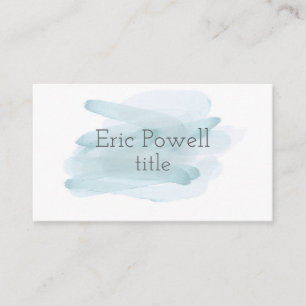 personalizado de tarjetas de visita de diseño azul