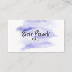 personalizado de tarjetas de visita de diseño azul