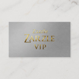 Personalizado de tarjetas de visita Silver
