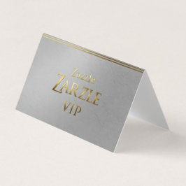 Personalizado de tarjetas de visita Silver