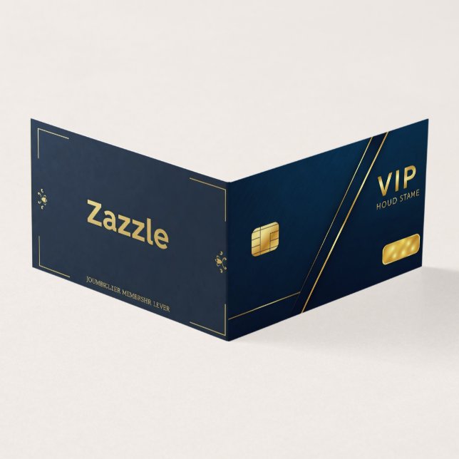 PERSONALIZADO de tarjetas de visita VIP (Exterior)