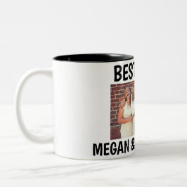 Personalizado de tazas de café con dos tonos de fo