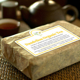 Personalizado de té Dandelion Pegatina Vinyl Cut