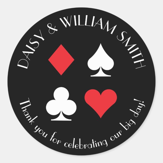 Personalizado de temas de Las Vegas Pegatina Blanc (Anverso)