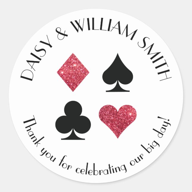 Personalizado de temas de Las Vegas Pegatina de te (Anverso)