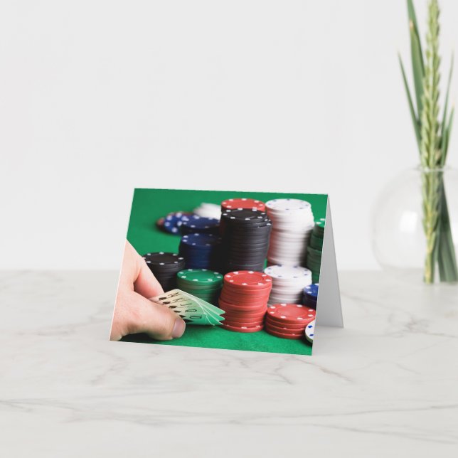 Personalizado de texto Tarjeta de saludo del jugad (Anverso)