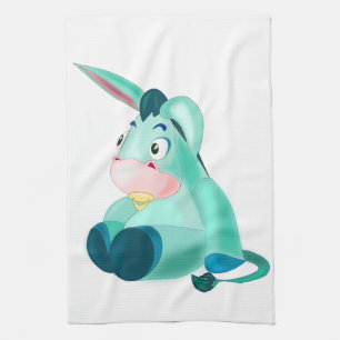 Personalizado de toalla de burro bebe