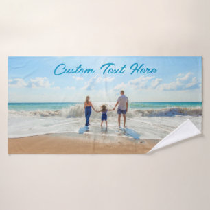 Personalizado de toallas de baño de fotos personal