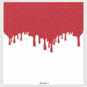 Personalizado de Tomate Red Drip Pegatina Vinyl