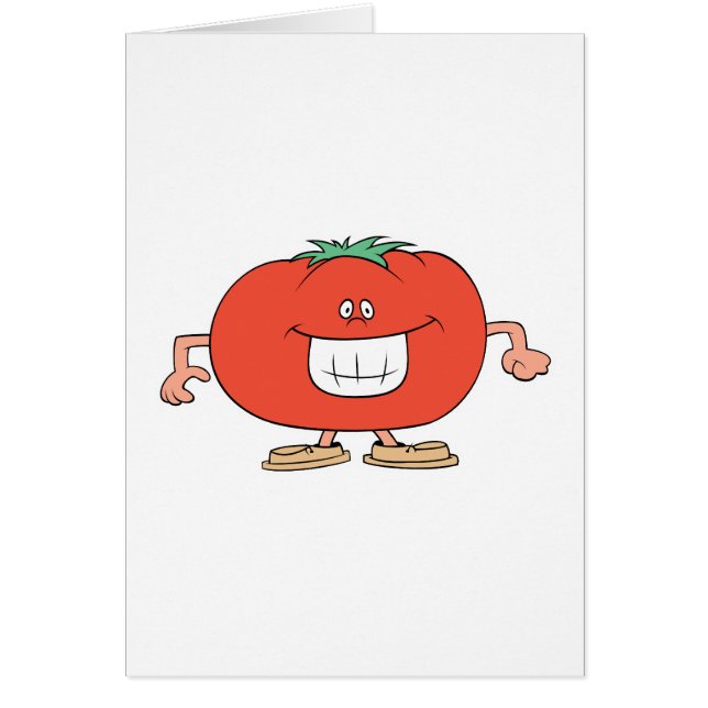 personalizado de tomate tonto feliz (Frente)