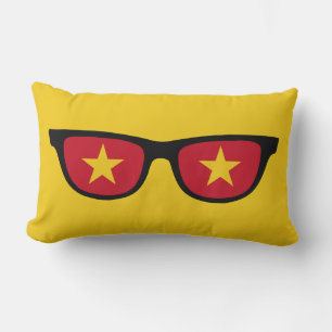 Personalizado de tonos vietnamitas lanza almohadas