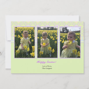 personalizado de tres tarjetas fotográficas perfec