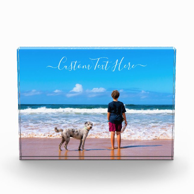 Personalizado de tu foto bloque de fotos personali (Anverso)