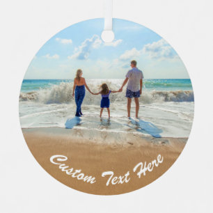 Personalizado de tu ornamento fotográfico con nomb