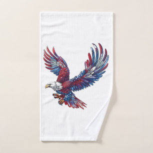 Personalizado de un águila, concepto del 4 de juli
