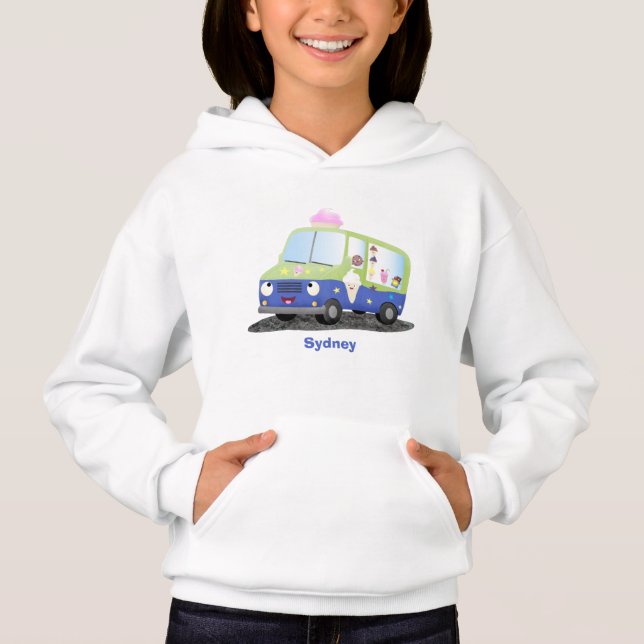 Personalizado de un camión de helados alegre (Anverso)