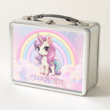 Personalizado de Unicornio curado de vuelta a la e