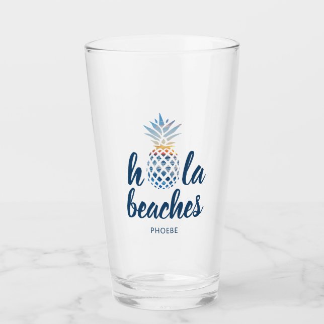 Personalizado de vacaciones de Pineapple Seaside B (Anverso)