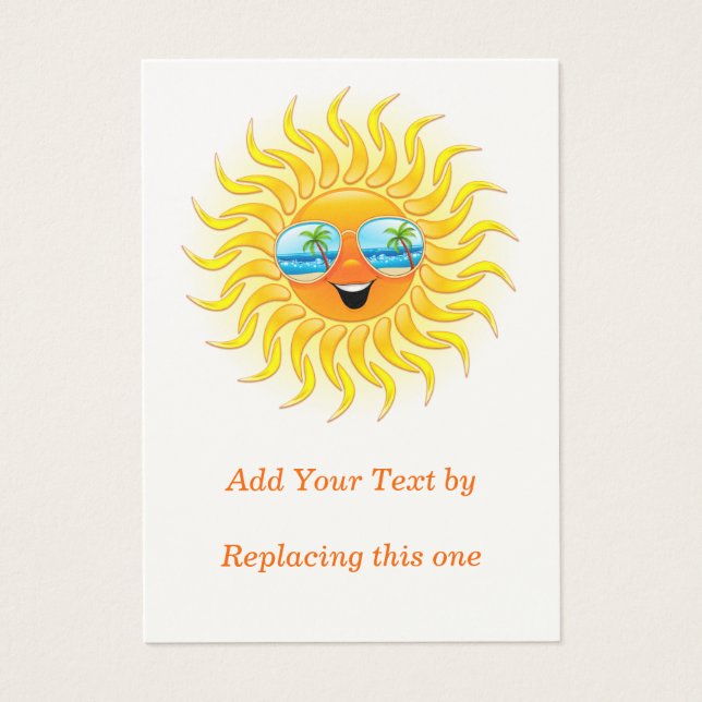 Personalizado de verano con gafas de sol Chubby 10 (Frente)