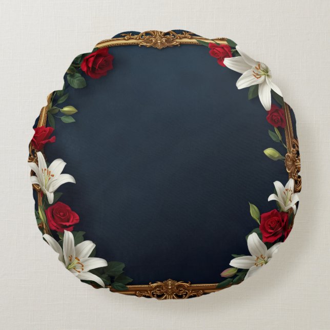 Personalizado decorativo Cojín decorativo redondo (Anverso)