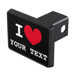 Personalizado del corazón Me encanta la cubierta d