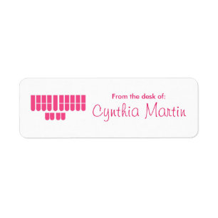 Personalizado del despacho de pegatinas de reporte