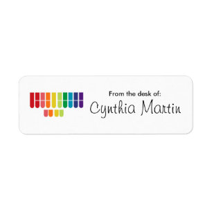 Personalizado del despacho de pegatinas de reporte