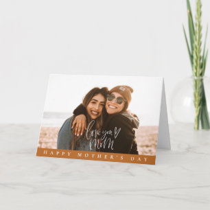 Personalizado del Día de la Madre Foto tarjeta de 