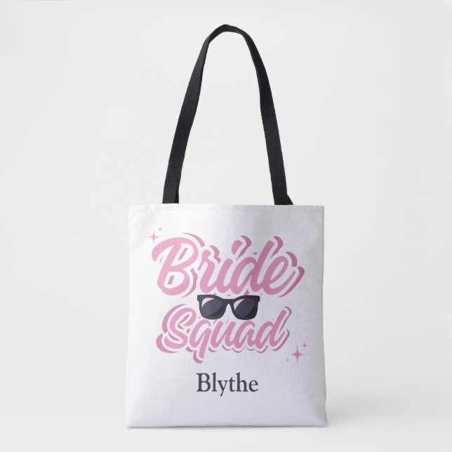 Personalizado del escuadrón de novias en la bolsa  (Anverso)