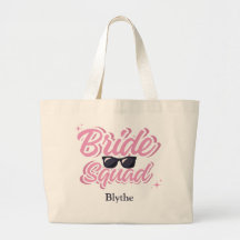 Personalizado del escuadrón de novias en la bolsa 
