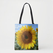 Personalizado del girasol por todo la bolsa de