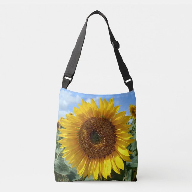 Personalizado del girasol por todo la bolsa para (Anverso)