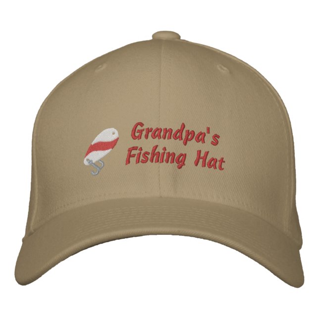 Personalizado del Gorra de pesca del abuelo person (Anverso)