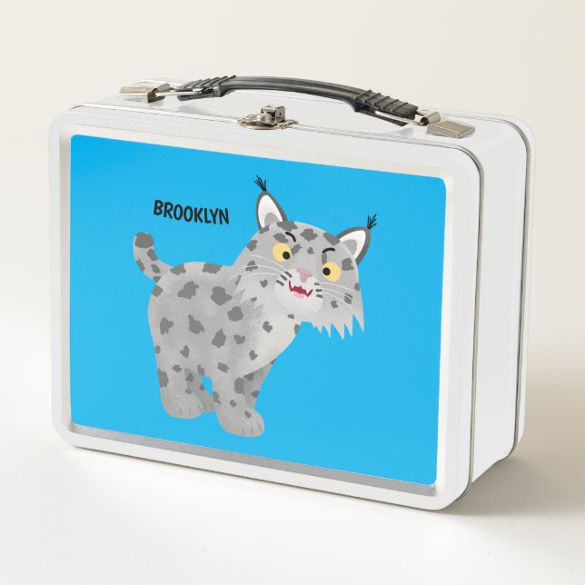 Personalizado del lince del bobcat medio (Anverso)