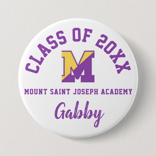 Personalizado del logotipo del botón de la Academi (Anverso)