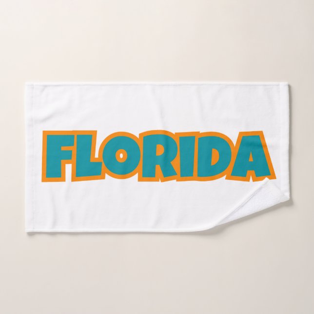 Personalizado Del Orgullo Del Estado De Florida (Toalla de mano)