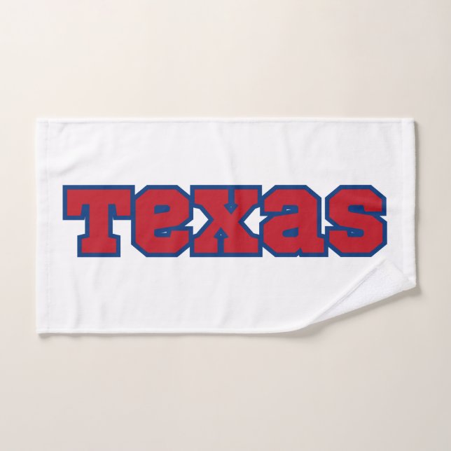 Personalizado del Orgullo del Estado de Texas (Toalla de mano)
