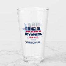 Personalizado del Orgullo Patriótico Wyoming