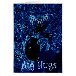 Personalizado del oso Koala de árbol azul