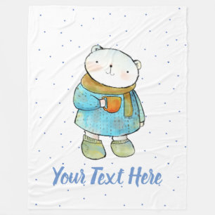 Personalizado del oso polar con amor al café