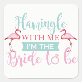 Personalizado del partido de novias Pegatinas de c